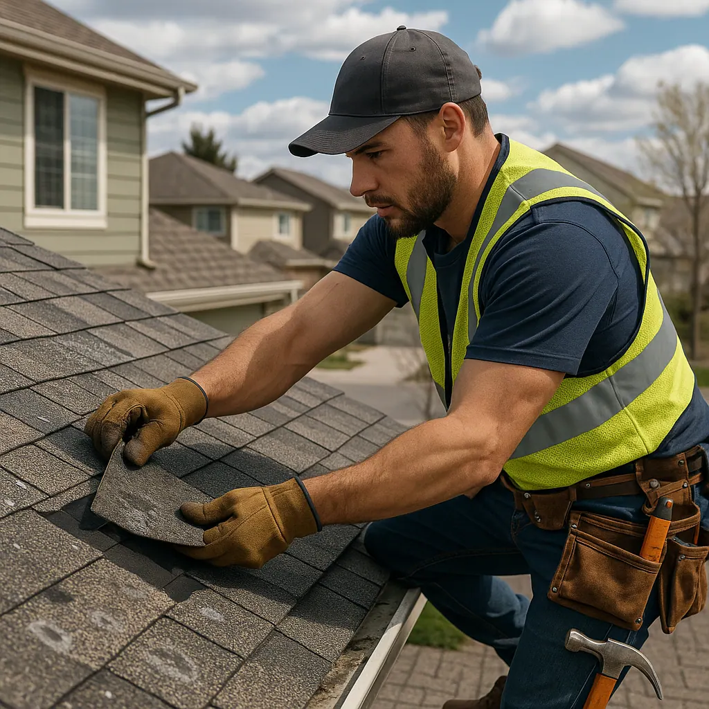 Storm damage repair